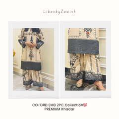 CO-ORD EMB 2PC Collection💯 PREMIUM Silky Lawn By Libasbyzawish