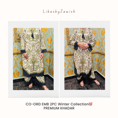 Winter fashion redefined: LiabsbyZawish stitched 2PC CO-ORD Premium Collection💯