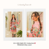 GUl BAHAAR CO-ORD EMB 2PC Collection💯by Libasbyzawish
