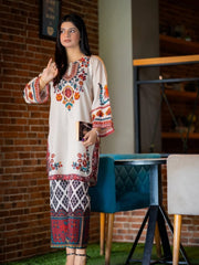 CO-ORD EMB 2PC Collection💯2 Piece Stitched Printed👗