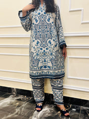 CO-ORD EMB 2PC Collection💯 PREMIUM Silky Lawn By Libasbyzawish