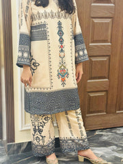 CO-ORD EMB 2PC Collection💯 PREMIUM Silky Lawn By Libasbyzawish