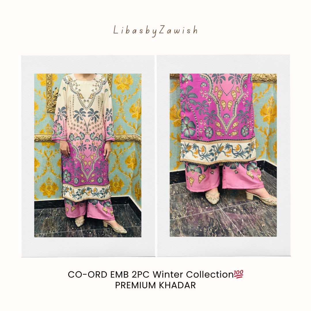 Winter fashion redefined: LiabsbyZawish stitched 2PC CO-ORD Premium Collection💯