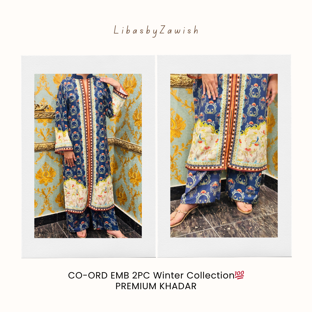 Winter fashion redefined: LiabsbyZawish stitched 2PC  CO-ORD Premium Collection💯