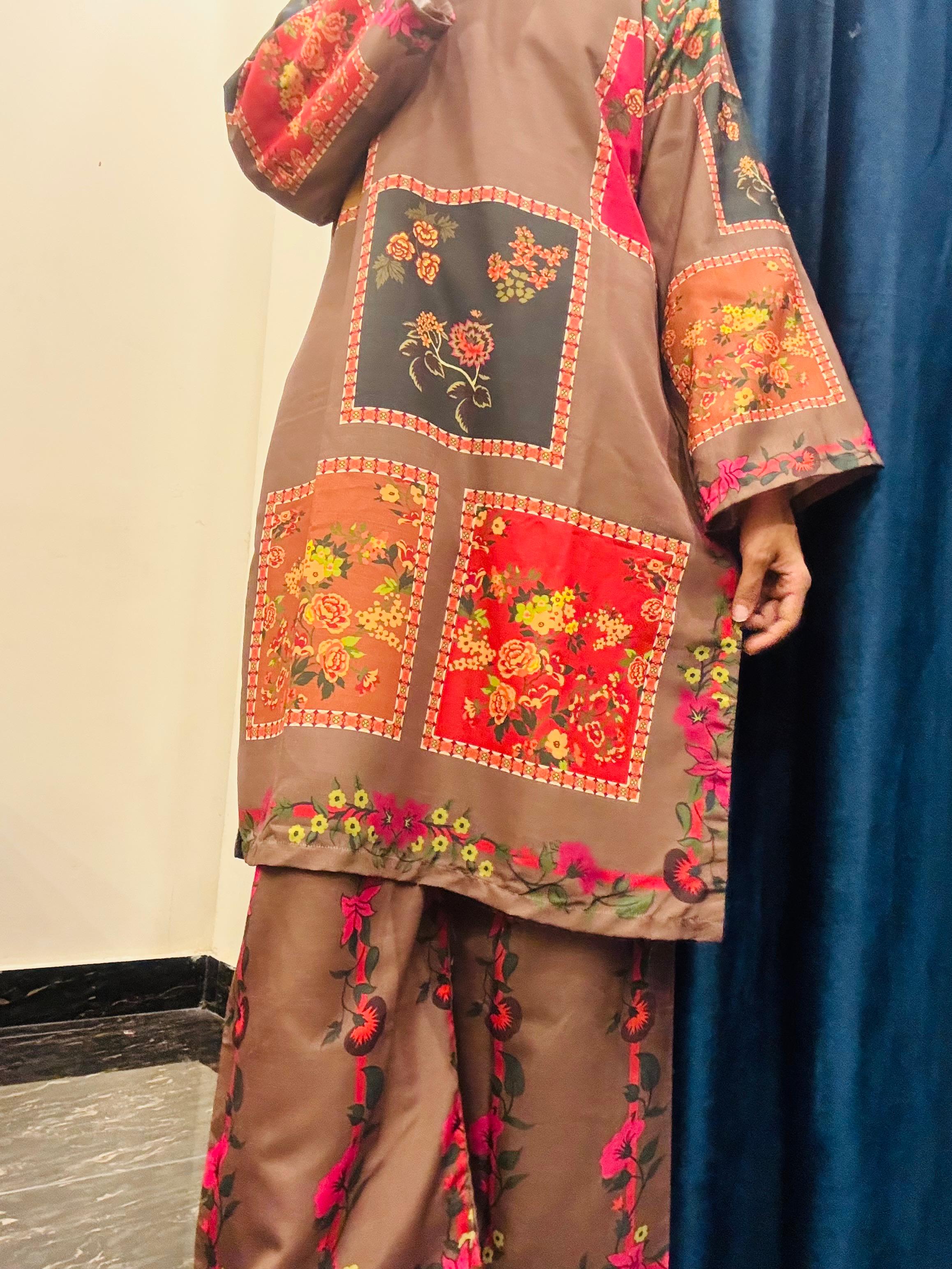 CO-ORD EMB 2PC Collection💯 PREMIUM Silky Lawn By Libasbyzawish