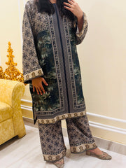 CO-ORD EMB 2PC Collection💯 PREMIUM Silky Lawn By Libasbyzawish