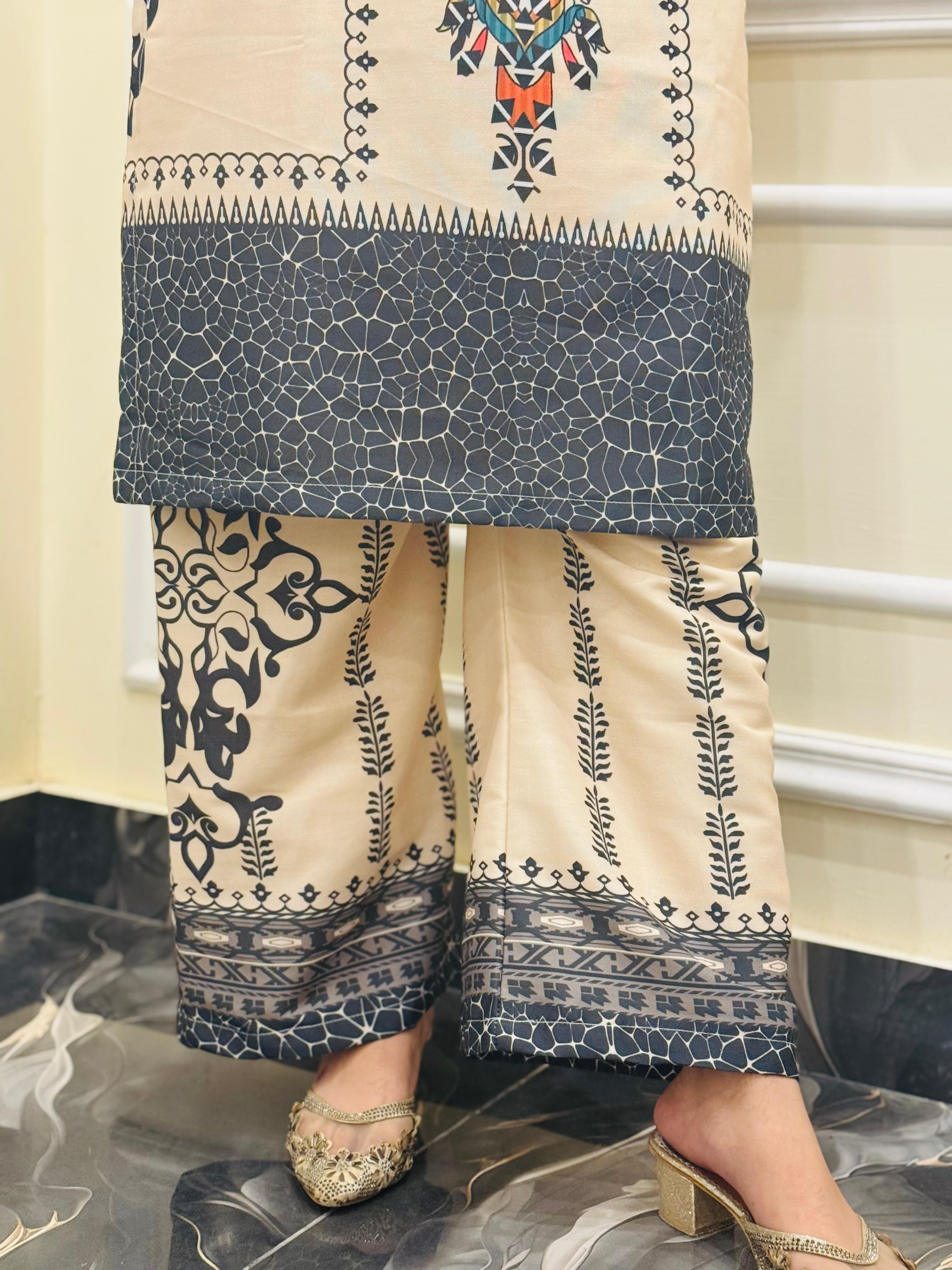 CO-ORD EMB 2PC Collection💯 PREMIUM Silky Lawn By Libasbyzawish