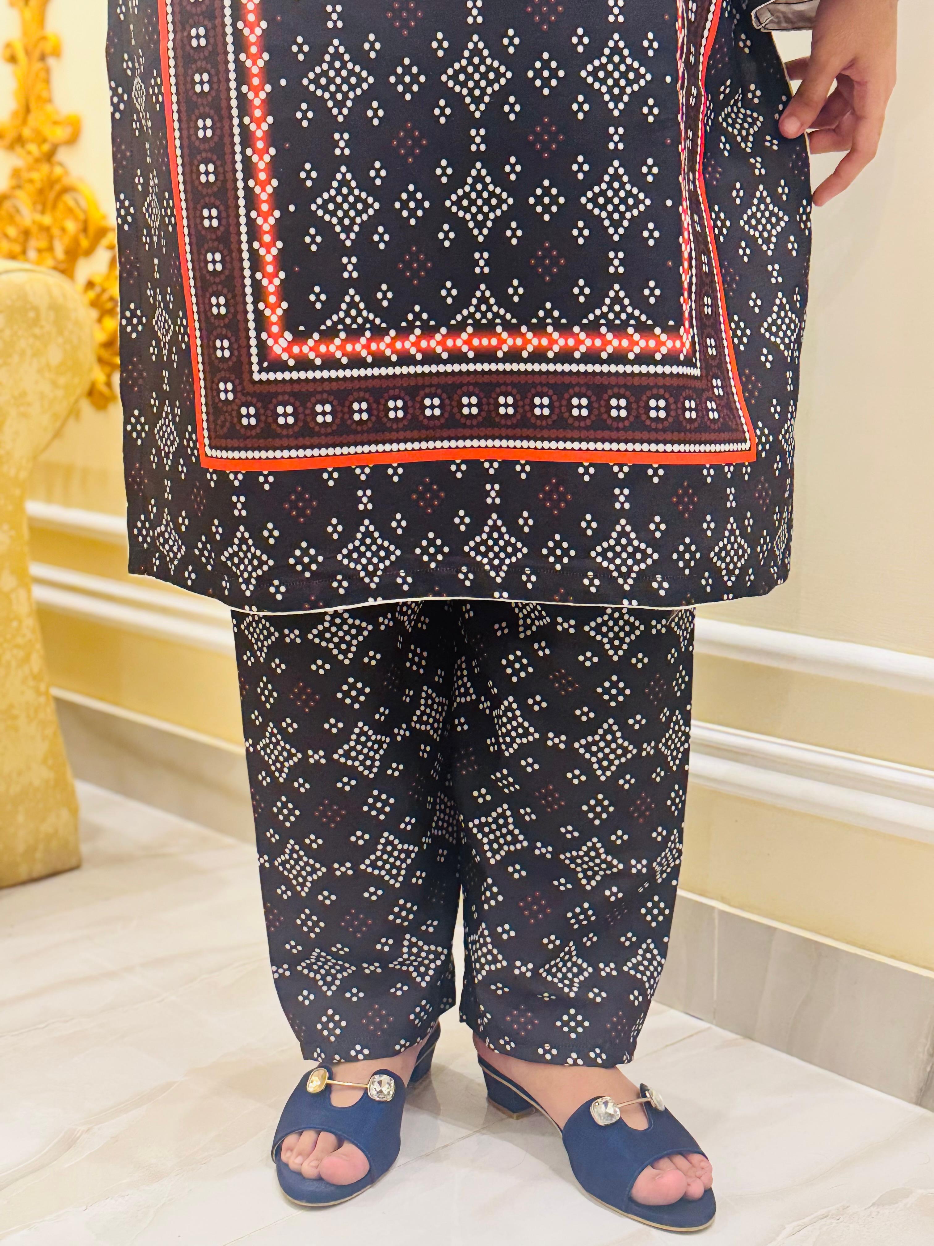 CO-ORD EMB 2PC Collection💯 PREMIUM Silky Lawn By Libasbyzawish